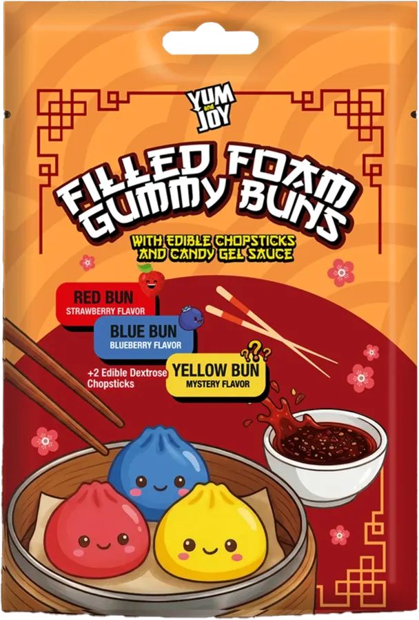 Filled Foam Gummy Buns